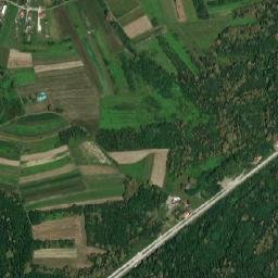 Gračec map(satellite map)
