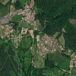 Escoutoux map(satellite map)
