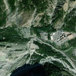 France Mont Blanc High Resolution Satellite Map