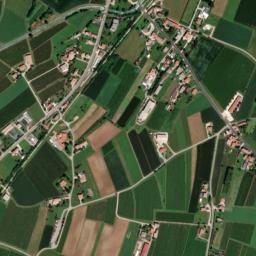 Nervesa della Battaglia map(satellite map)