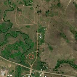 Rain in the Face Ave Bullhead SD High Resolution Satellite Map