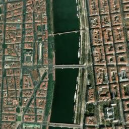 Lyon, France High Resolution Satellite Map