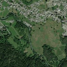 Brusson map(satellite map)