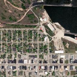 Escanaba map(satellite map)