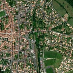 La Rochefoucauld map(satellite map)