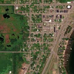 Shell Lake map(satellite map)