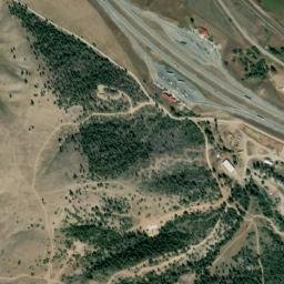 Interstate 90, Greycliff, MT 59033, America High Resolution Satellite Map