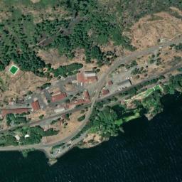 Satellite view of Columbia River The Hatchery