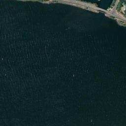 Satellite view of Columbia River The Bridge