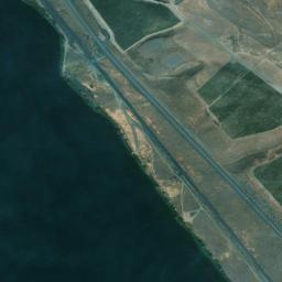 Satellite view of Columbia River Mile 118