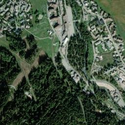 La Thuile map(satellite map)