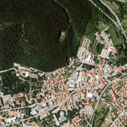 Sežana map(satellite map)