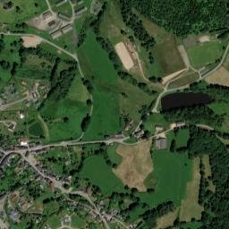 La Courtine map(satellite map)