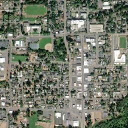 Hood River map(satellite map)