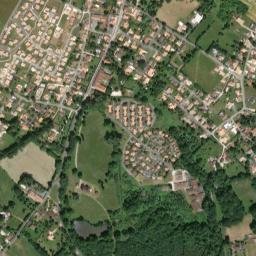 Thénac map(satellite map)