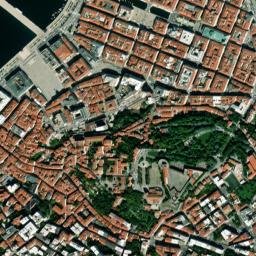 Trieste map(satellite map)