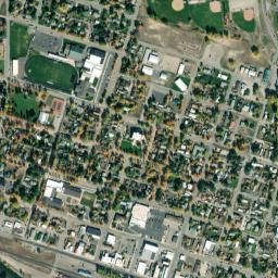 318-354 E 3rd Avenue North, Columbus, MT High Resolution Satellite Map