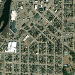 Rhinelander map(satellite map)