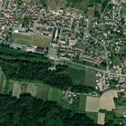 Saint-Savin map(satellite map)