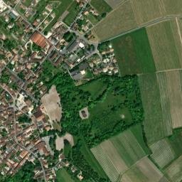 Segonzac map(satellite map)