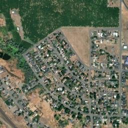 Dallesport map(satellite map)