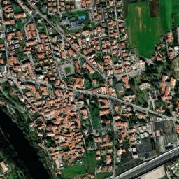 Capriate San Gervasio map(satellite map)