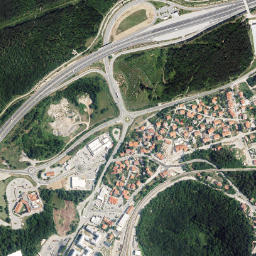 Kozina map(satellite map)