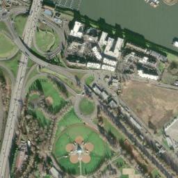 Satellite view of Columbia Edgewater Country Club