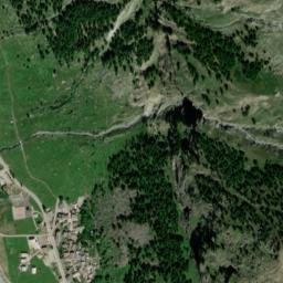 Valsavarenche map(satellite map)