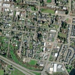 North Plains map(satellite map)
