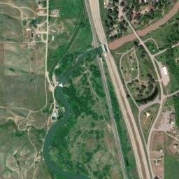 Interstate 90, Crow Agency, MT 59022 High Resolution Satellite Map