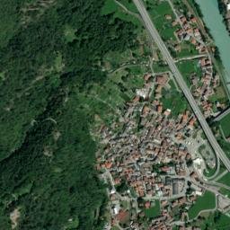 Quincinetto map(satellite map)