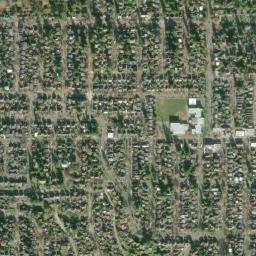 Satellite view of Rose City Golf Course