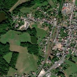 La Coquille map(satellite map)