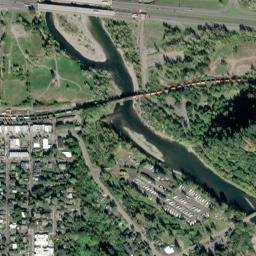 Troutdale map(satellite map)