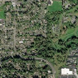 Wood Village map(satellite map)