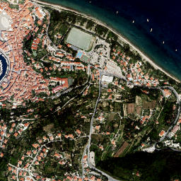 Piran map(satellite map)