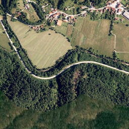 Osilnica map(satellite map)