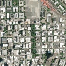 Portland map(satellite map)