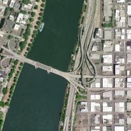 1020 Southwest Naito Parkway, Portland, OR High Resolution Satellite Map