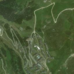 Belle-Plagne map(satellite map)