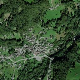 Traversella map(satellite map)