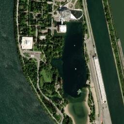 1 Gilles Villeneuve Circuit, Montreal, QC H3C 6A1 High Resolution Satellite Map