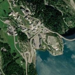 Tignes map(satellite map)