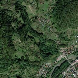 Gura Teghii map(satellite map)