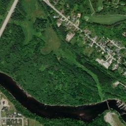 East Angus map(satellite map)