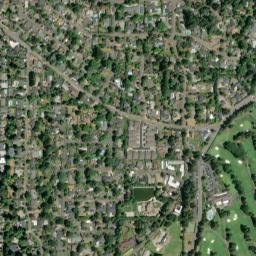 Raleigh Hills map(satellite map)