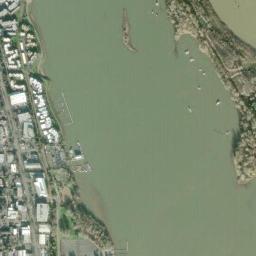 Satellite view of Eastmoreland Golf Course