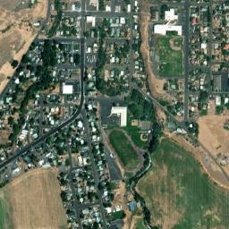 Pilot Rock map(satellite map)
