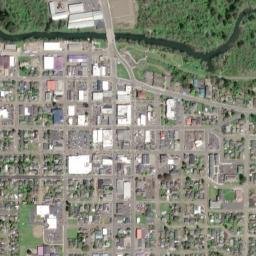 Tillamook map(satellite map)